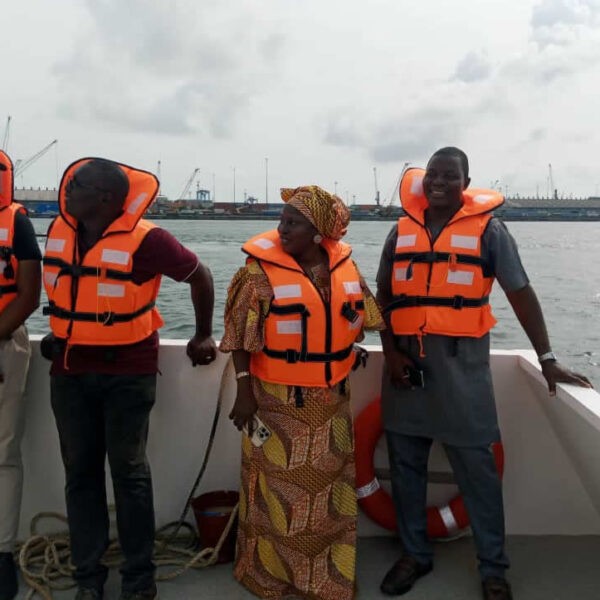 Sea trial of New built boat to NIWA Office, Marina, Lagos - Best Boat Building Company in Nigeria
